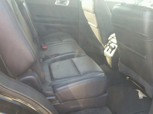 1FM5K8F80FGC06975 - 2015 FORD EXPLORER L BLACK photo 6