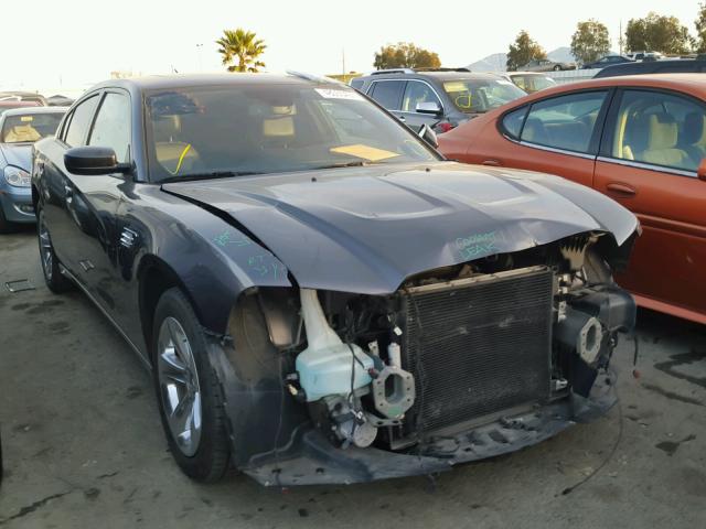 2C3CDXHG2DH686138 - 2013 DODGE CHARGER SX GRAY photo 1