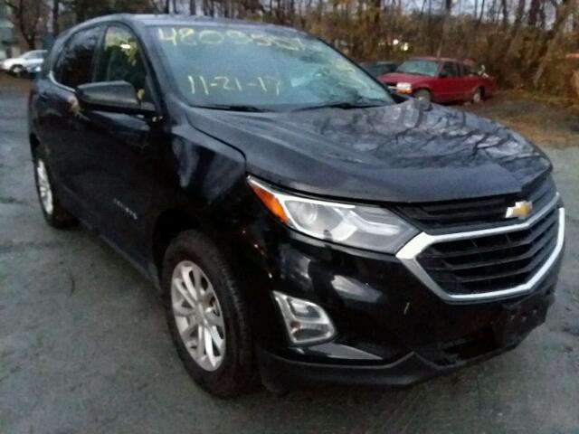 2GNAXSEV7J6139493 - 2018 CHEVROLET EQUINOX LT BLACK photo 1