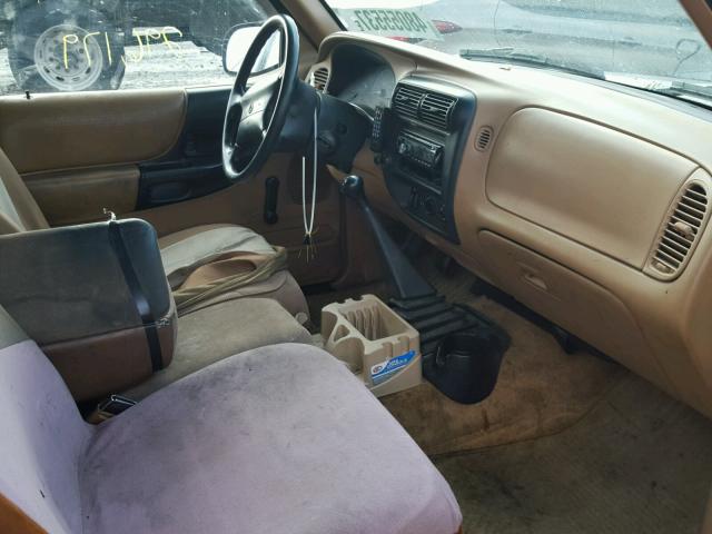 4F4CR16A2TTM37713 - 1996 MAZDA B2300 CAB BEIGE photo 5