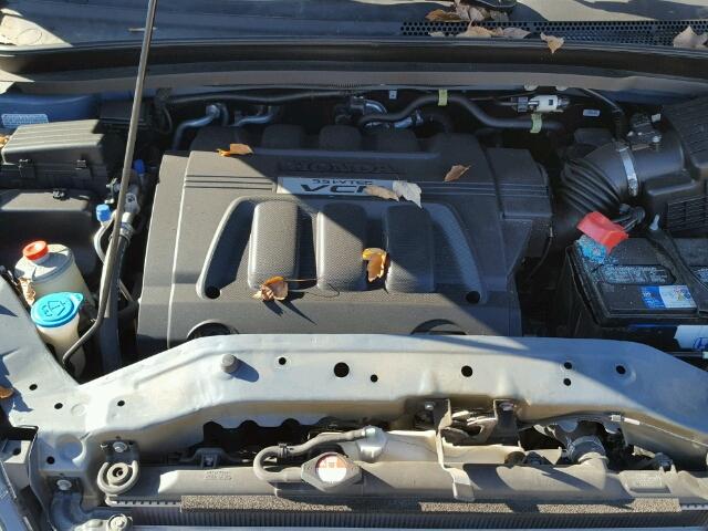 5FNRL38639B021108 - 2009 HONDA ODYSSEY EX BLUE photo 7