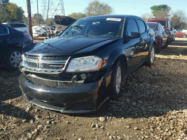 1B3BD4FB3BN579165 - 2011 DODGE AVENGER EX BLACK photo 2