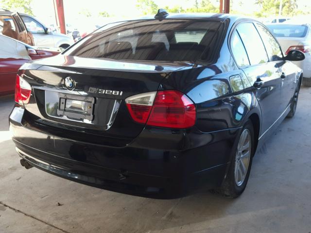 WBAVA33527PV64338 - 2007 BMW 328 I BLACK photo 4