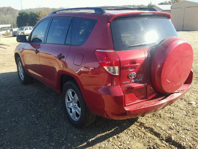 JTMZD33VX75059929 - 2007 TOYOTA RAV4 RED photo 3