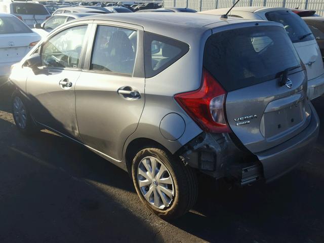 3N1CE2CP5FL435243 - 2015 NISSAN VERSA NOTE GRAY photo 3