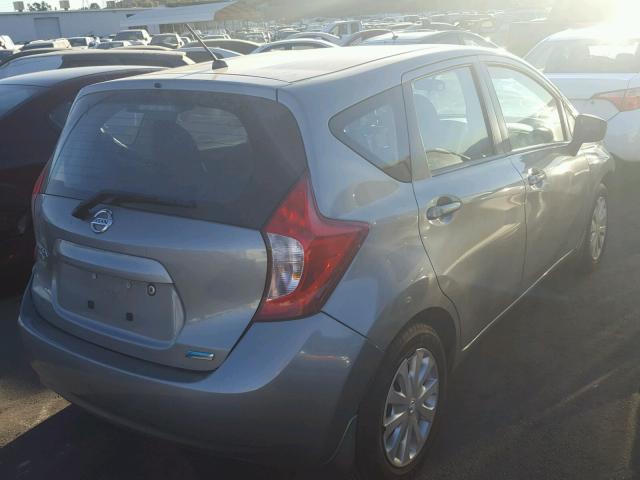 3N1CE2CP5FL435243 - 2015 NISSAN VERSA NOTE GRAY photo 4