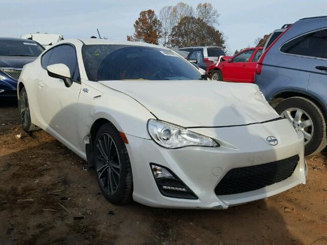 JF1ZNAA19E9708391 - 2014 TOYOTA SCION FR-S WHITE photo 1