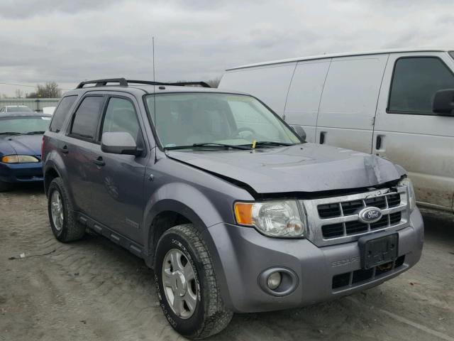 1FMCU59H68KA53059 - 2008 FORD ESCAPE HEV GRAY photo 1