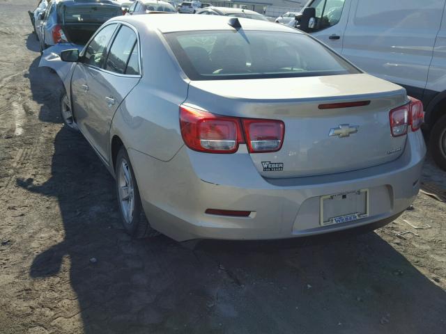 1G11B5SA3DF195315 - 2013 CHEVROLET MALIBU LS 银色 照片 3