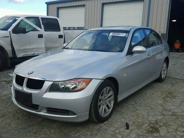 WBAVA33537KX81054 - 2007 BMW 328 I SILVER photo 2