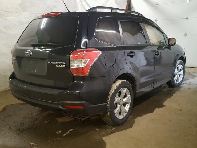 JF2SJADC2FH414733 - 2015 SUBARU FORESTER 2 BLACK photo 4