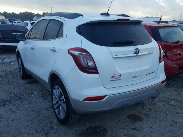 KL4CJASB7JB511722 - 2018 BUICK ENCORE PRE WHITE photo 3