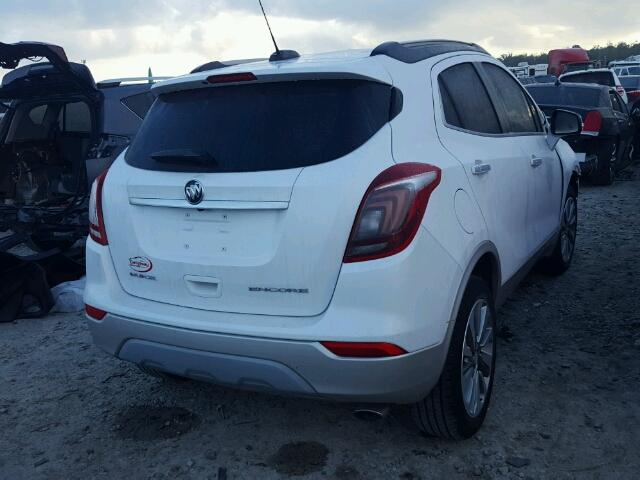 KL4CJASB7JB511722 - 2018 BUICK ENCORE PRE WHITE photo 4