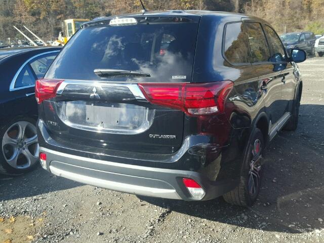 JA4AZ3A36GZ030351 - 2016 MITSUBISHI OUTLANDER BLACK photo 4