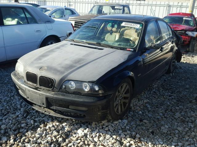 WBAAV33441FV05475 - 2001 BMW 325 I BLACK photo 2