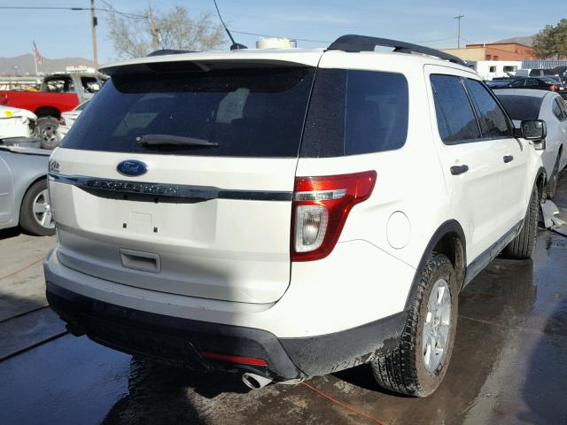 1FMHK7B87CGA60356 - 2012 FORD EXPLORER WHITE photo 4