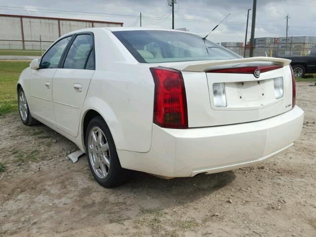 1G6DM57N830128952 - 2003 CADILLAC CTS WHITE photo 3