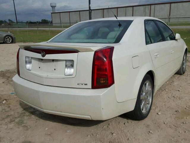 1G6DM57N830128952 - 2003 CADILLAC CTS WHITE photo 4