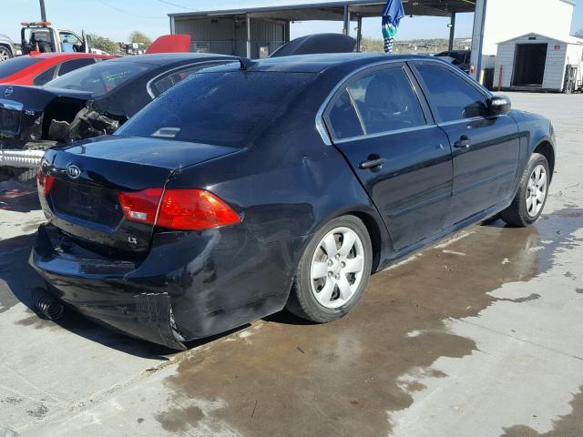 KNAGE228995333017 - 2009 KIA OPTIMA LX BLACK photo 4