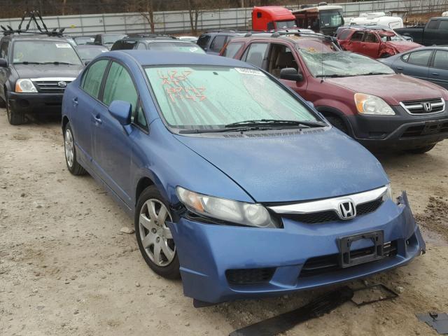 2HGFA16599H501947 - 2009 HONDA CIVIC LX BLUE photo 1