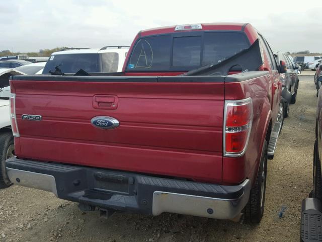 1FTFW1CF8BFC49306 - 2011 FORD F150 SUPER RED photo 3