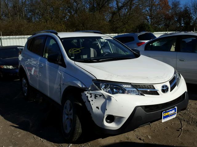 JTMBFREV5ED063336 - 2014 TOYOTA RAV4 LE WHITE photo 1