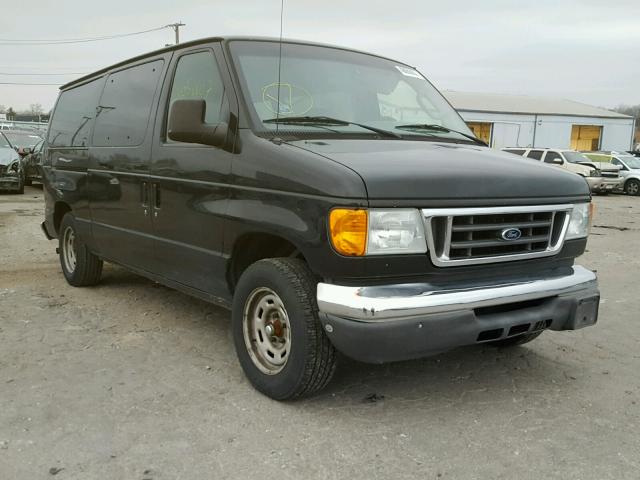 1FMRE11W96DB01780 - 2006 FORD ECONOLINE BLACK photo 1