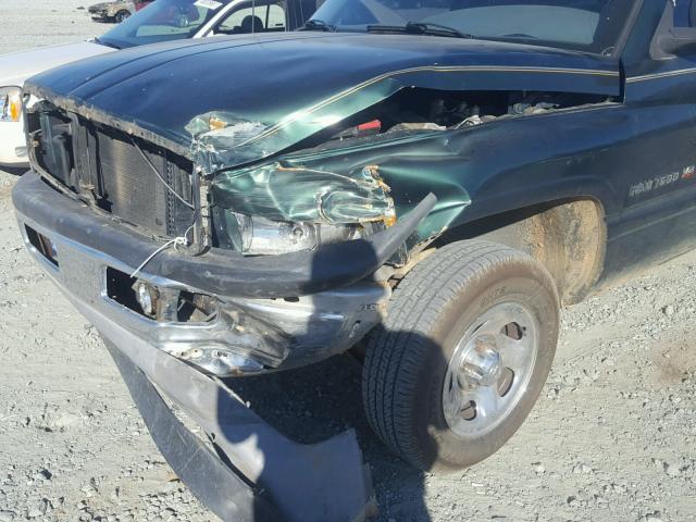 3B7HC13Y21G803147 - 2001 DODGE RAM 1500 GREEN photo 9