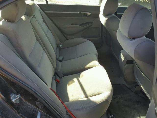 1HGFA16857L003450 - 2007 HONDA CIVIC EX 黑色 照片 6