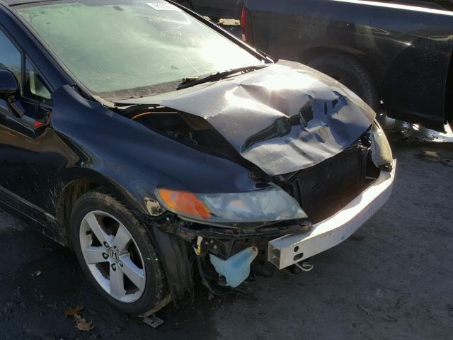 1HGFA16857L003450 - 2007 HONDA CIVIC EX 黑色 照片 9
