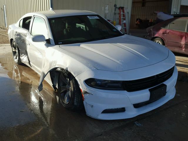 2C3CDXHG6GH339478 - 2016 DODGE CHARGER SX WHITE photo 1