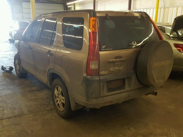 JHLRD78882C041723 - 2002 HONDA CR-V EX GOLD photo 3