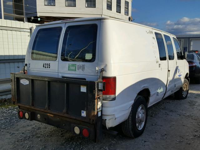 1FTNE1EW6ADA04235 - 2010 FORD ECONOLINE WHITE photo 4