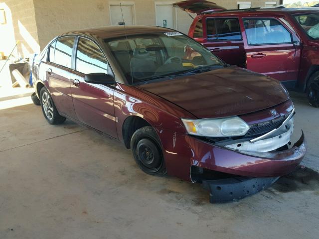 1G8AL52F53Z159567 - 2003 SATURN ION LEVEL MAROON photo 1