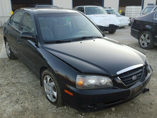 KMHDN46D86U225512 - 2006 HYUNDAI ELANTRA GL BLACK photo 1