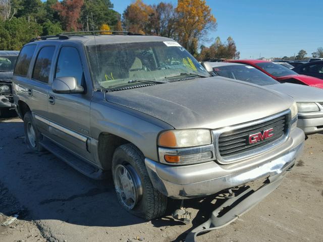 1GKEC13T31R176597 - 2001 GMC YUKON BEIGE photo 1