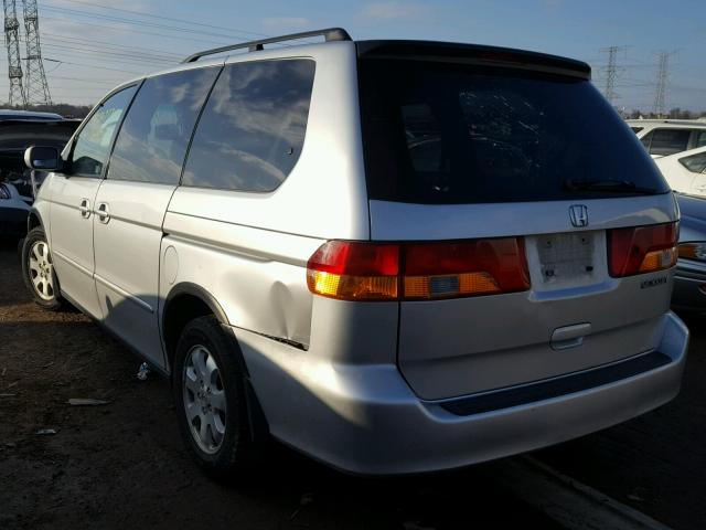 5FNRL18763B032432 - 2003 HONDA ODYSSEY EX SILVER photo 3