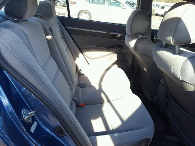 2HGFA16876H527341 - 2006 HONDA CIVIC EX 蓝色 照片 6