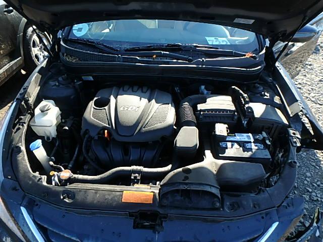 5NPEB4AC3CH492689 - 2012 HYUNDAI SONATA GLS CHARCOAL photo 7