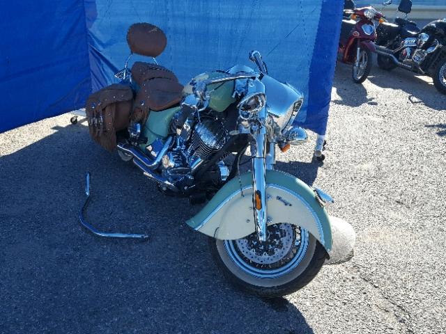 56KCCVAA5H3345179 - 2017 INDIAN MOTORCYCLE CO. CHIEF VINT GREEN photo 1