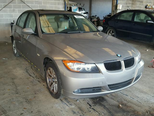 WBAVA37507NL12982 - 2007 BMW 328 I GRAY photo 1