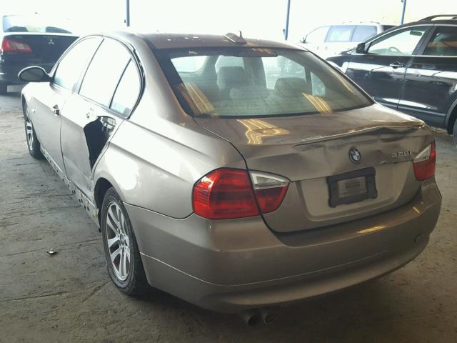 WBAVA37507NL12982 - 2007 BMW 328 I GRAY photo 3