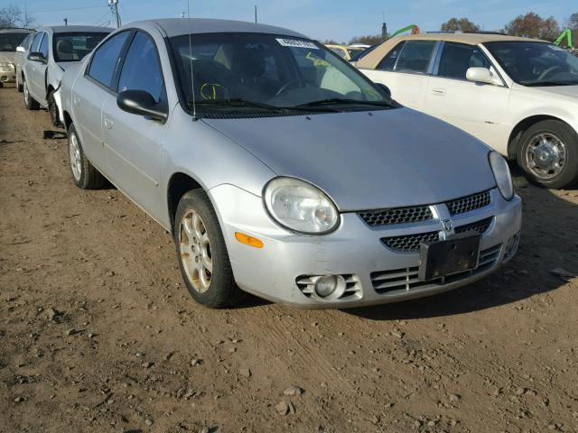 1B3ES56C64D512702 - 2004 DODGE NEON SXT SILVER photo 1