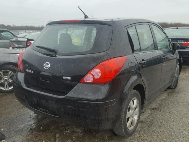 3N1BC1CP1CK249647 - 2012 NISSAN VERSA S BLACK photo 4