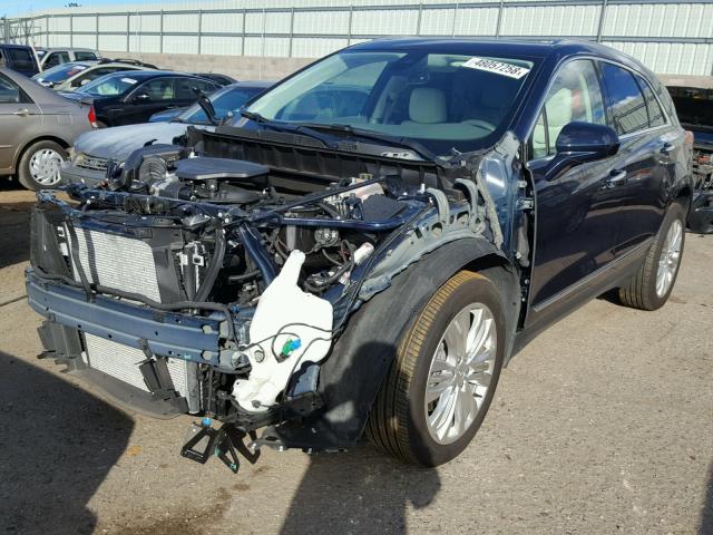 1GYKNERS9HZ200517 - 2017 CADILLAC XT5 PREMIU BLUE photo 2