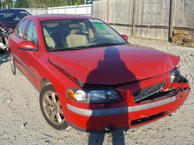 YV1RS58D712050206 - 2001 VOLVO S60 2.4T RED photo 1