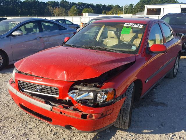 YV1RS58D712050206 - 2001 VOLVO S60 2.4T RED photo 2