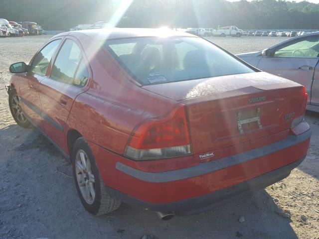 YV1RS58D712050206 - 2001 VOLVO S60 2.4T RED photo 3