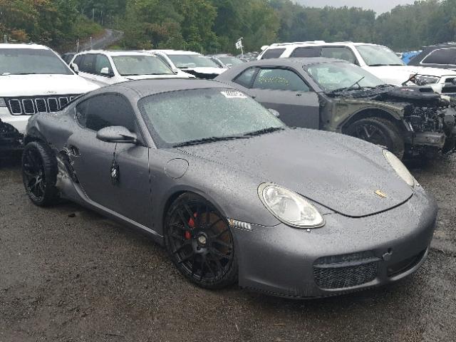 WP0AB29808U782243 - 2008 PORSCHE CAYMAN S GRAY photo 1