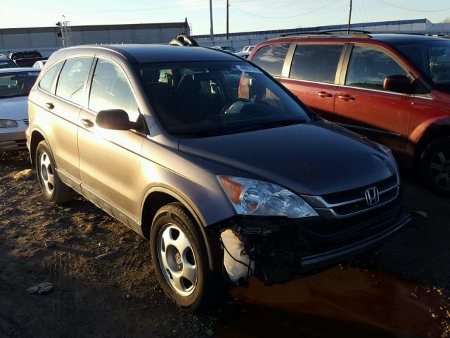 5J6RE4H39BL033377 - 2011 HONDA CR-V LX BROWN photo 1